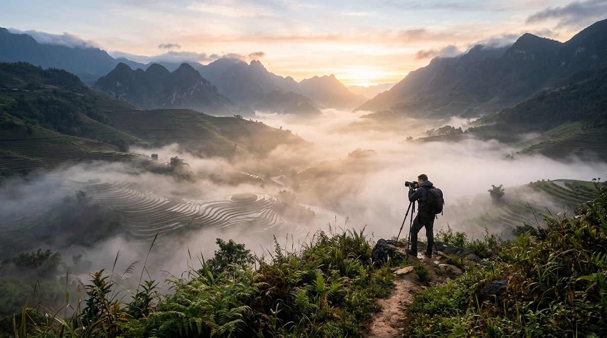 5 Secret Spots for Misty Morning Landscape Photography in Vietnam