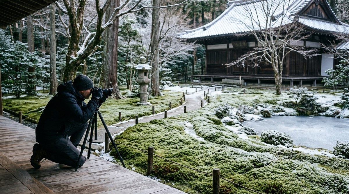 How to Photograph the Serene Moss Gardens of Kyoto in Winter