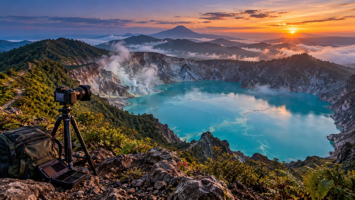 7 Pro Tips for Photographing the Volcanic Crater Lakes of Indonesia in 2026